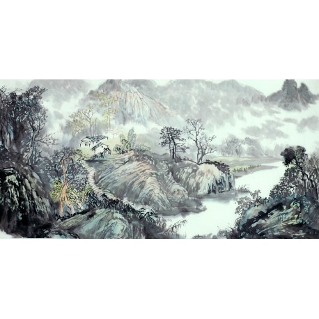 Chinese Landscape Painting - CNAG011542