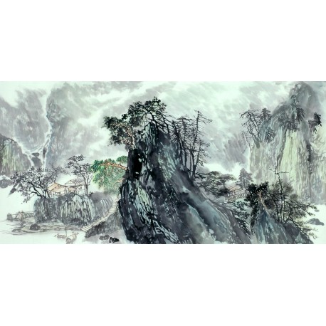 Chinese Landscape Painting - CNAG011543