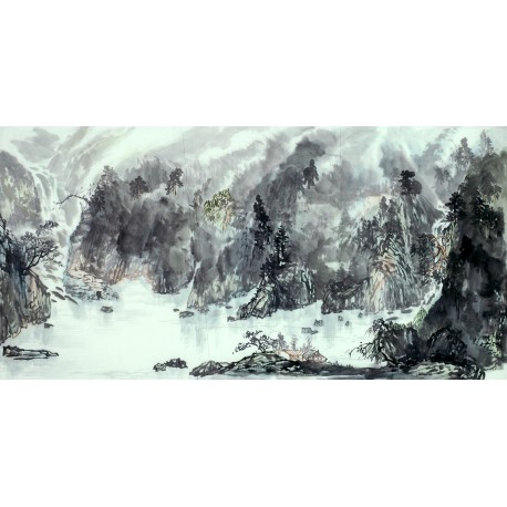 Chinese Landscape Painting - CNAG011544