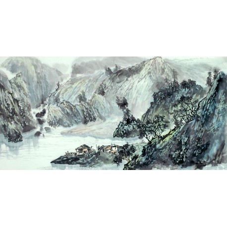 Chinese Landscape Painting - CNAG011545