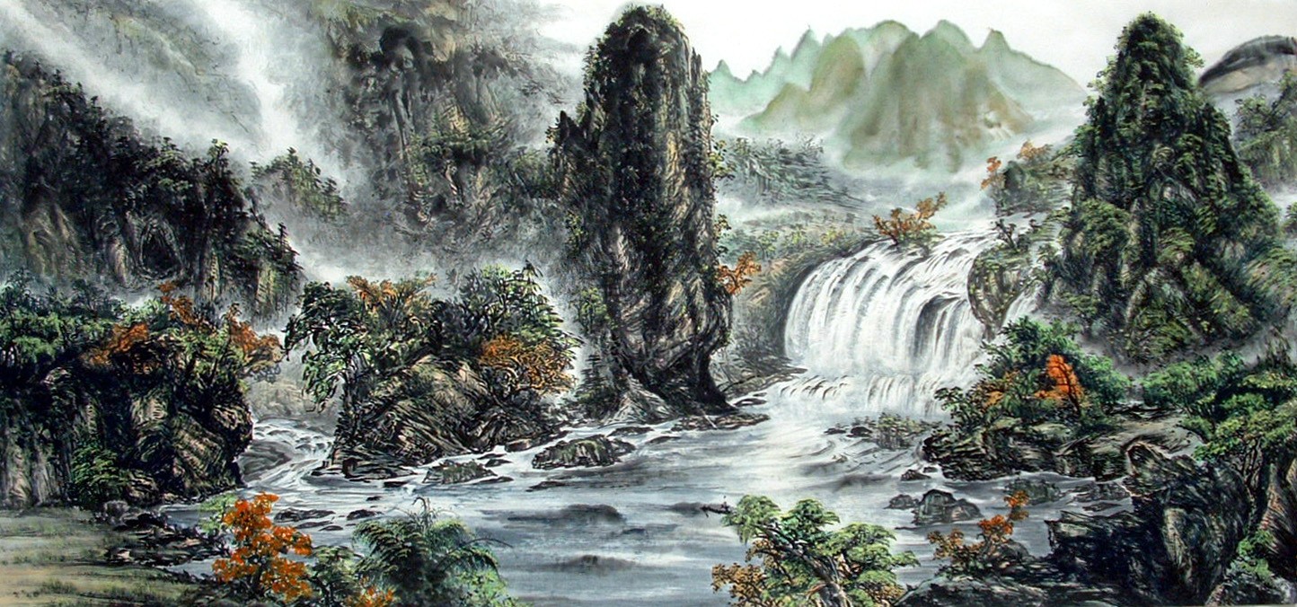 Chinese Landscape Painting - CNAG011548