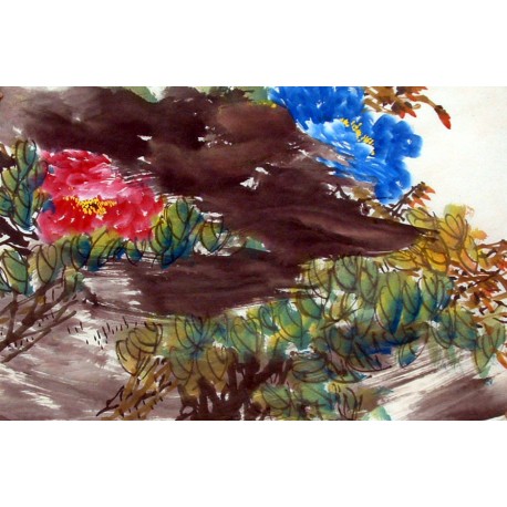 Chinese Peony Painting - CNAG011550