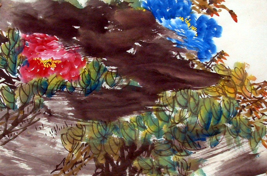 Chinese Peony Painting - CNAG011550