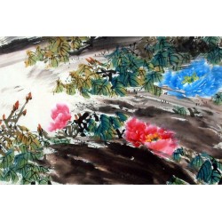 Chinese Peony Painting - CNAG011551