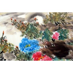 Chinese Peony Painting - CNAG011552