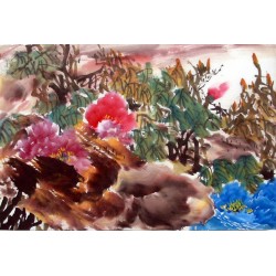 Chinese Peony Painting - CNAG011559