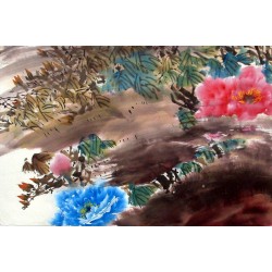 Chinese Peony Painting - CNAG011563