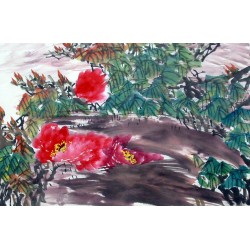 Chinese Peony Painting - CNAG011567