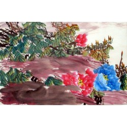 Chinese Peony Painting - CNAG011568