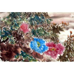 Chinese Peony Painting - CNAG011572