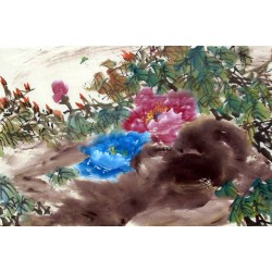 Chinese Peony Painting - CNAG011584