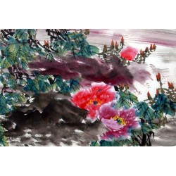 Chinese Peony Painting - CNAG011589