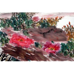 Chinese Peony Painting - CNAG011592