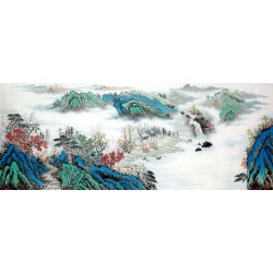 Chinese Landscape Painting - CNAG011593