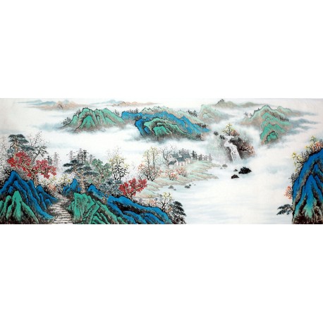 Chinese Landscape Painting - CNAG011593