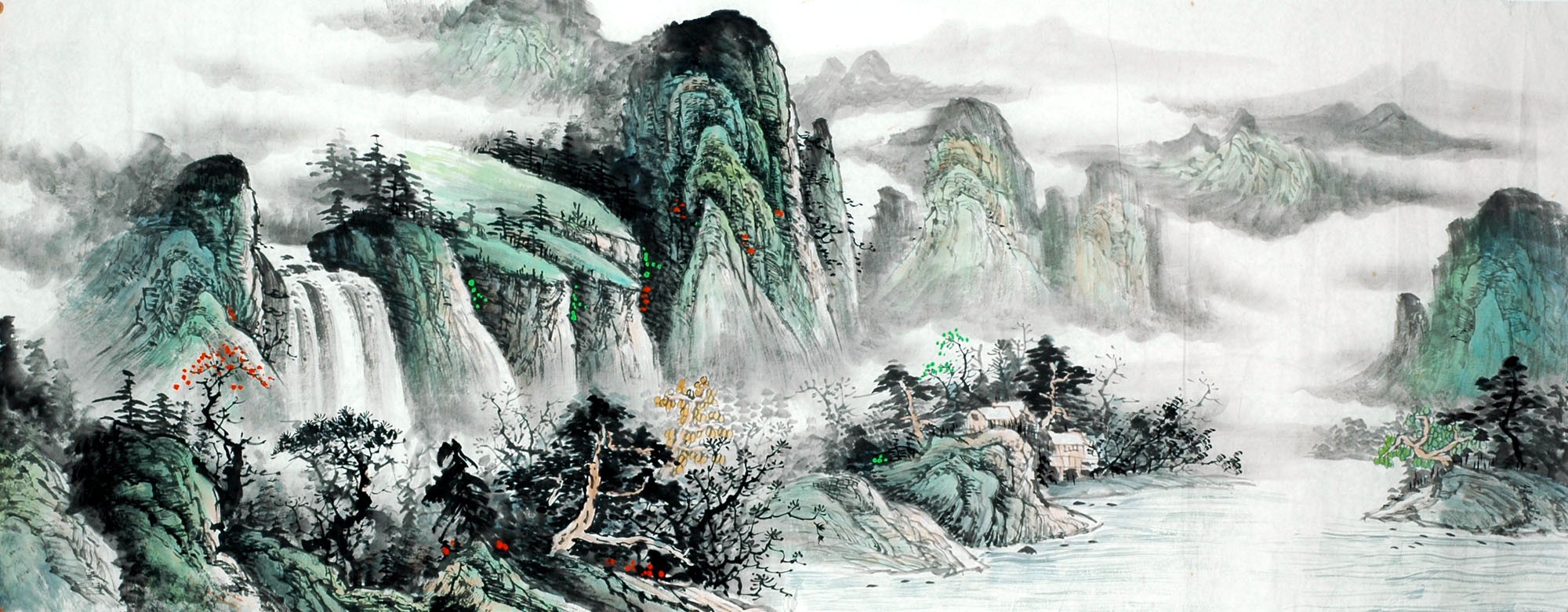 Chinese Landscape Painting - CNAG011594
