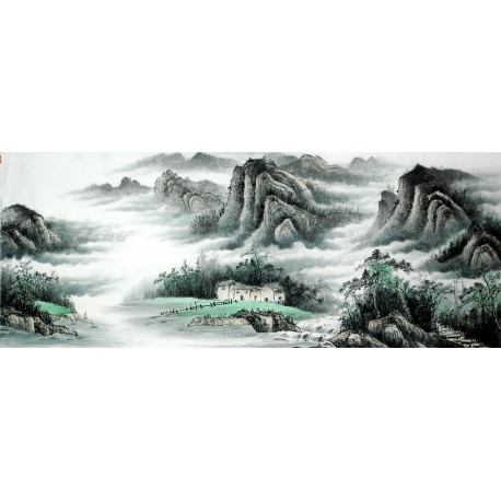 Chinese Landscape Painting - CNAG011595