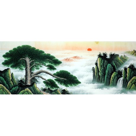 Chinese Landscape Painting - CNAG011598