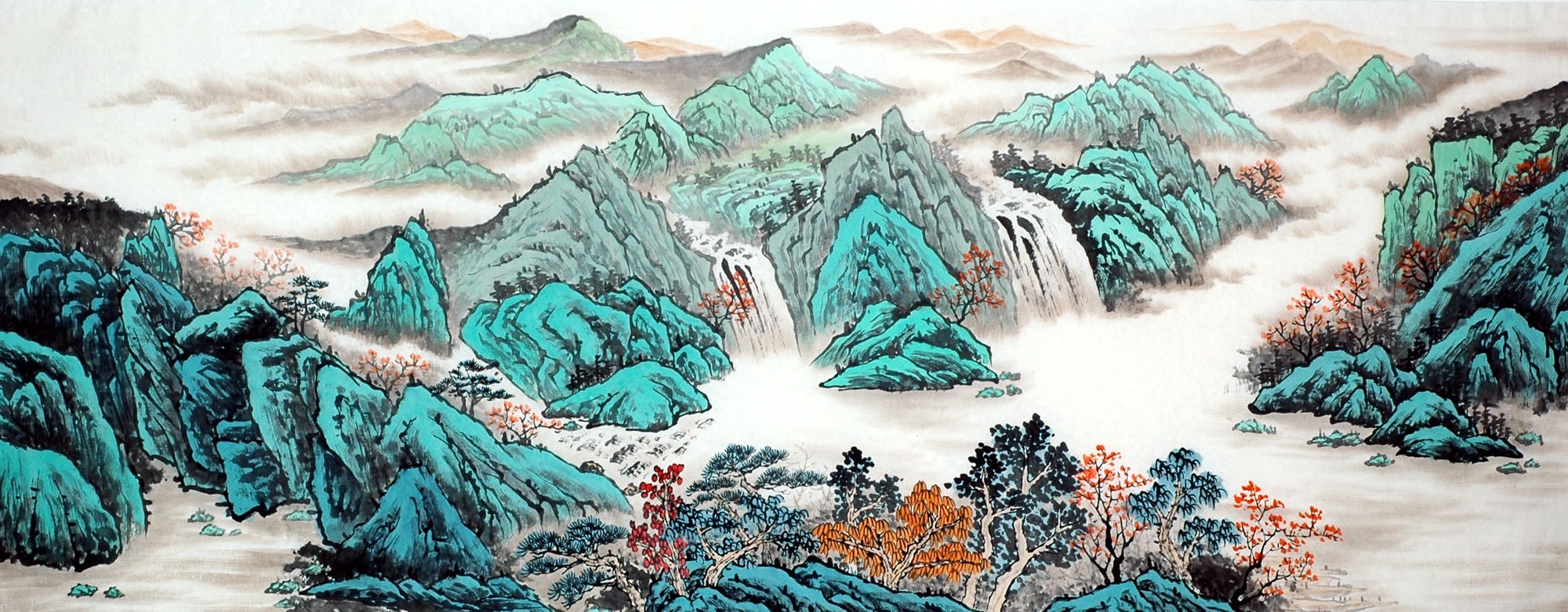 Chinese Landscape Painting - CNAG011600