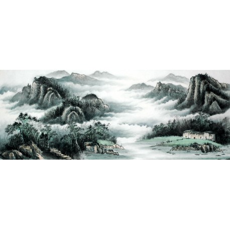 Chinese Landscape Painting - CNAG011601
