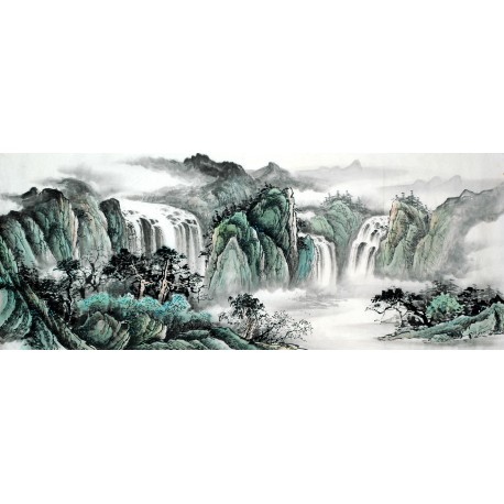 Chinese Landscape Painting - CNAG011603