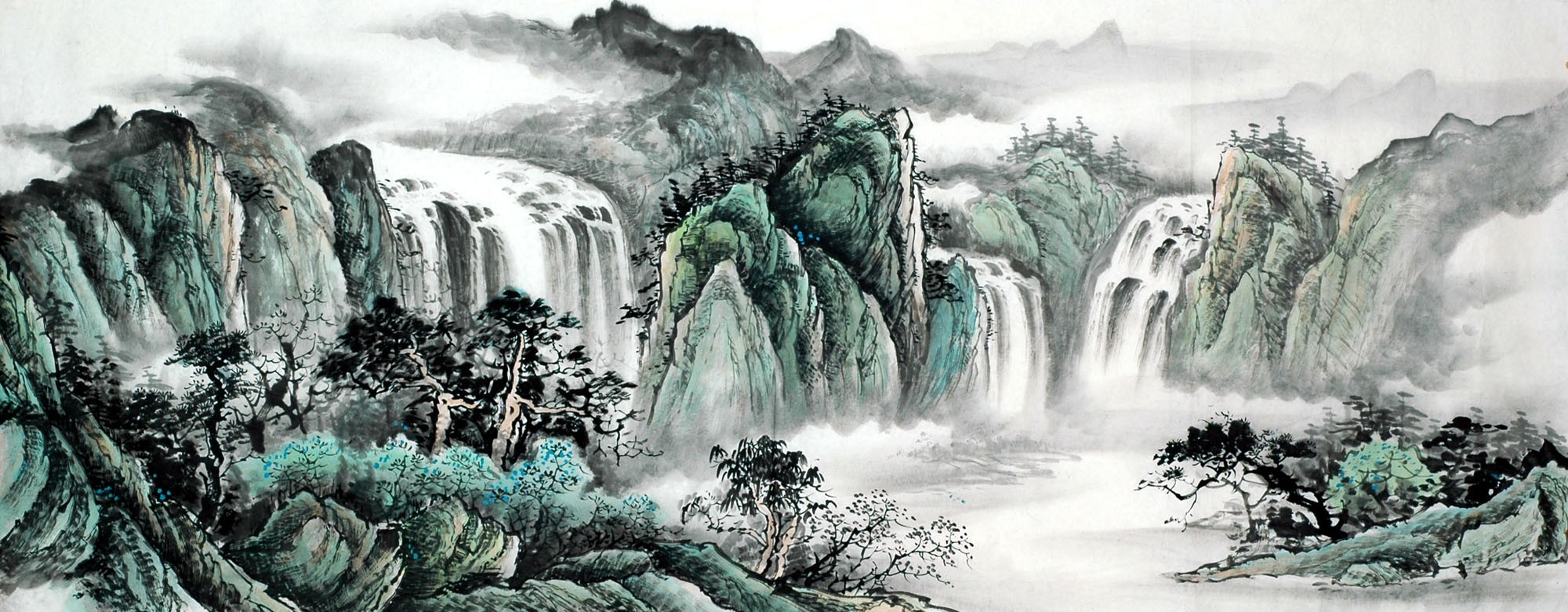 Chinese Landscape Painting - CNAG011603