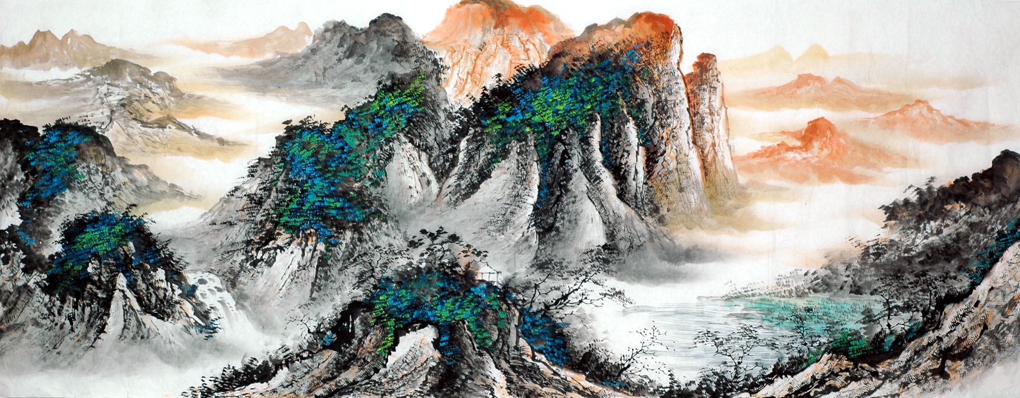 Chinese Landscape Painting - CNAG011604