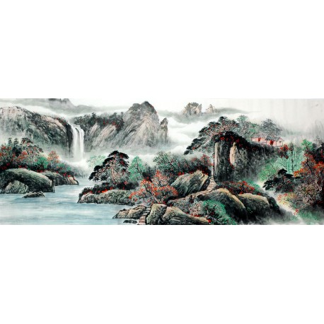 Chinese Landscape Painting - CNAG011607