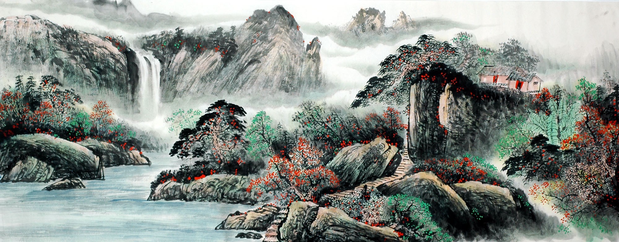 Chinese Landscape Painting - CNAG011607