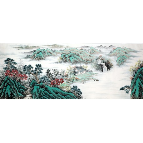 Chinese Landscape Painting - CNAG011610