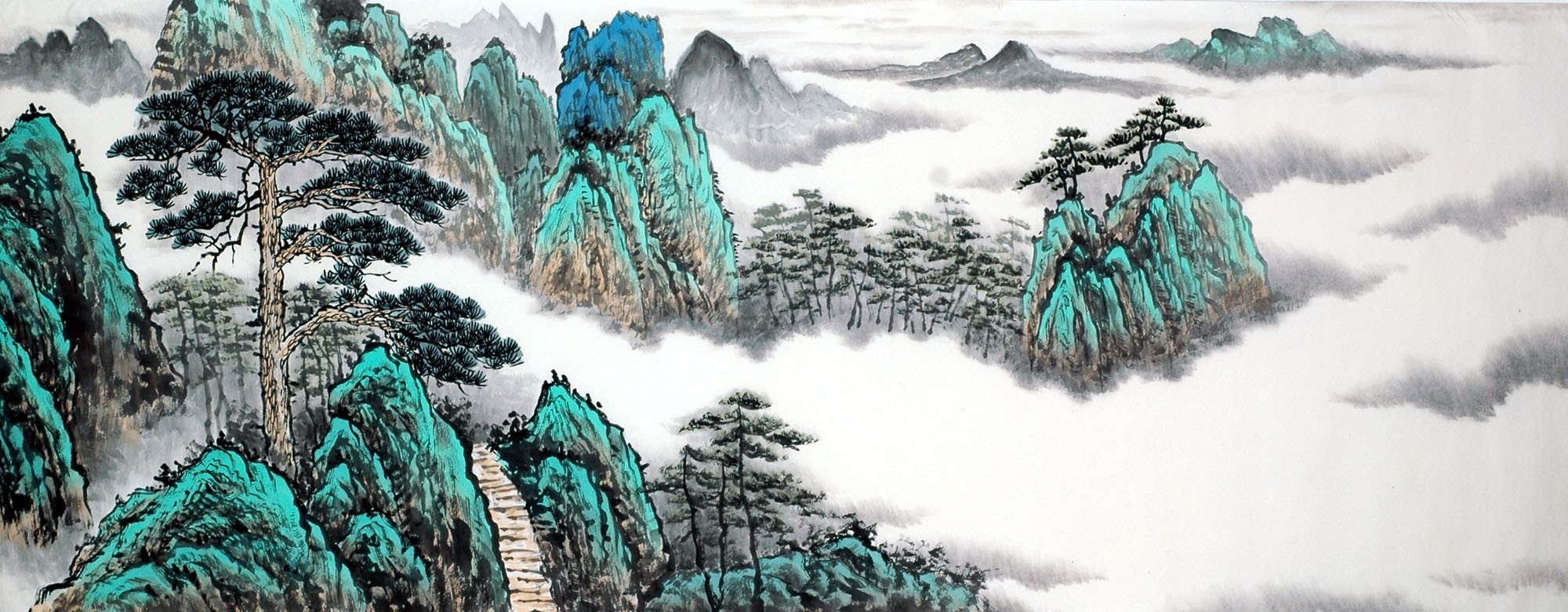 Chinese Landscape Painting - CNAG011612