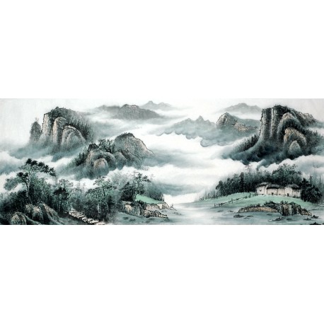 Chinese Landscape Painting - CNAG011613