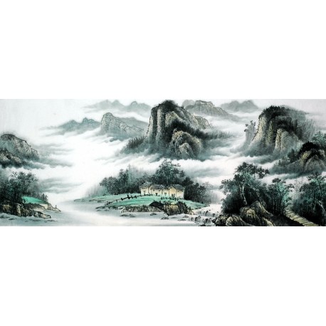 Chinese Landscape Painting - CNAG011614