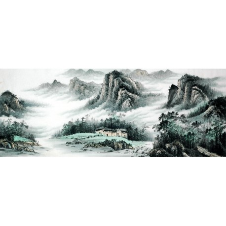 Chinese Landscape Painting - CNAG011615