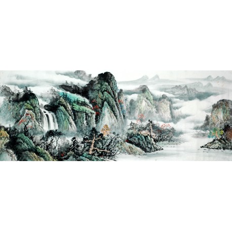 Chinese Landscape Painting - CNAG011616