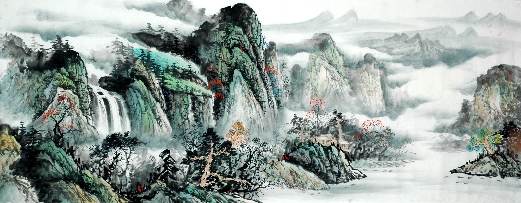 Chinese Landscape Painting - CNAG011616