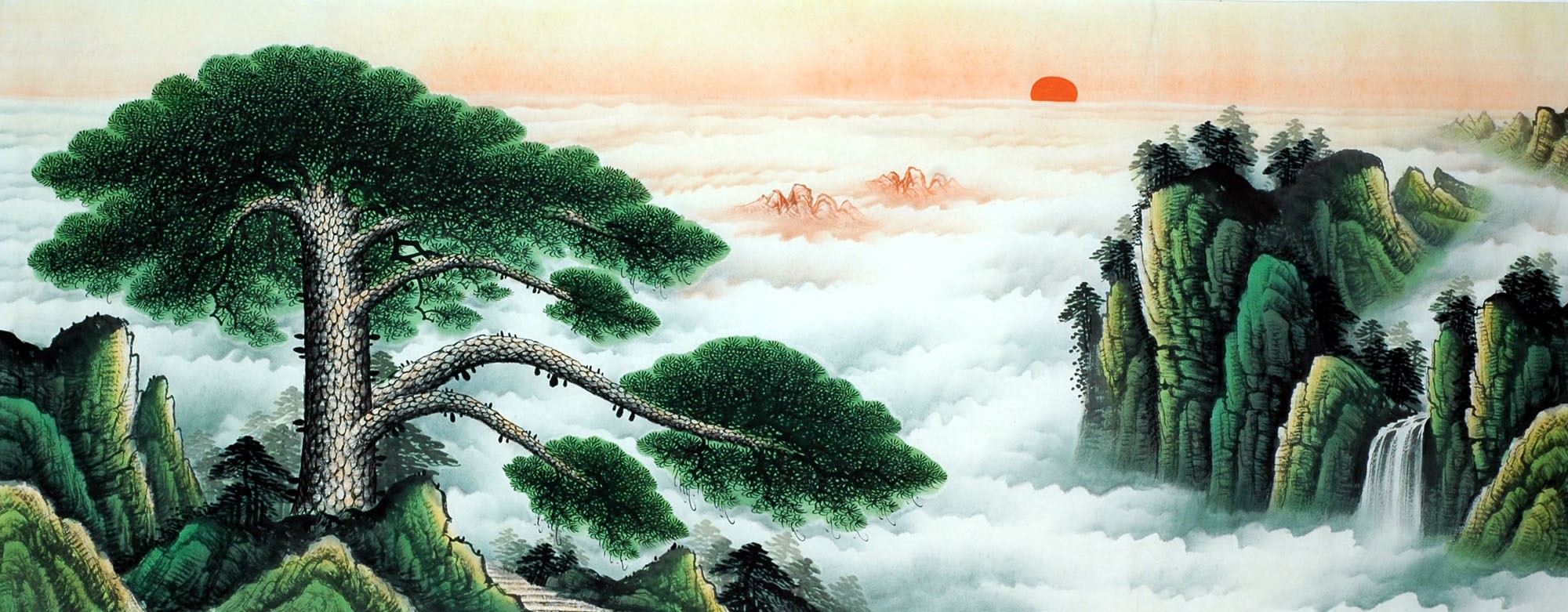 Chinese Landscape Painting - CNAG011618