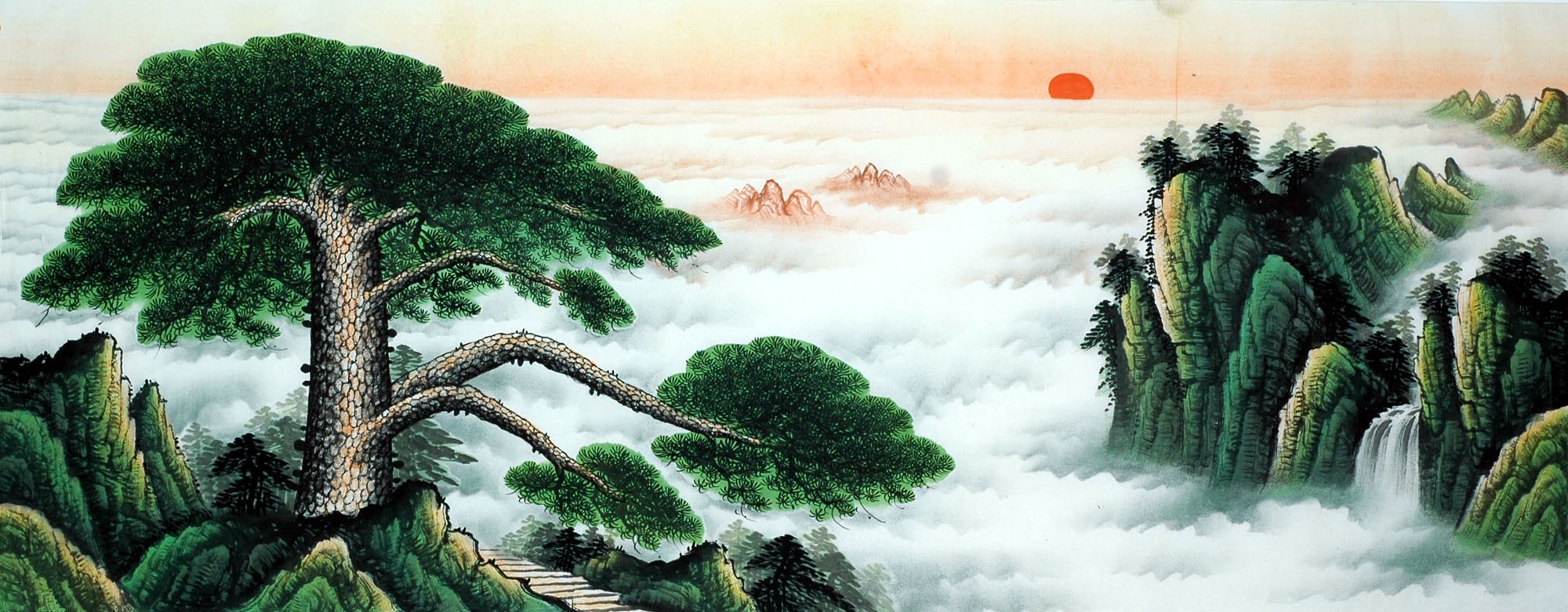 Chinese Landscape Painting - CNAG011619