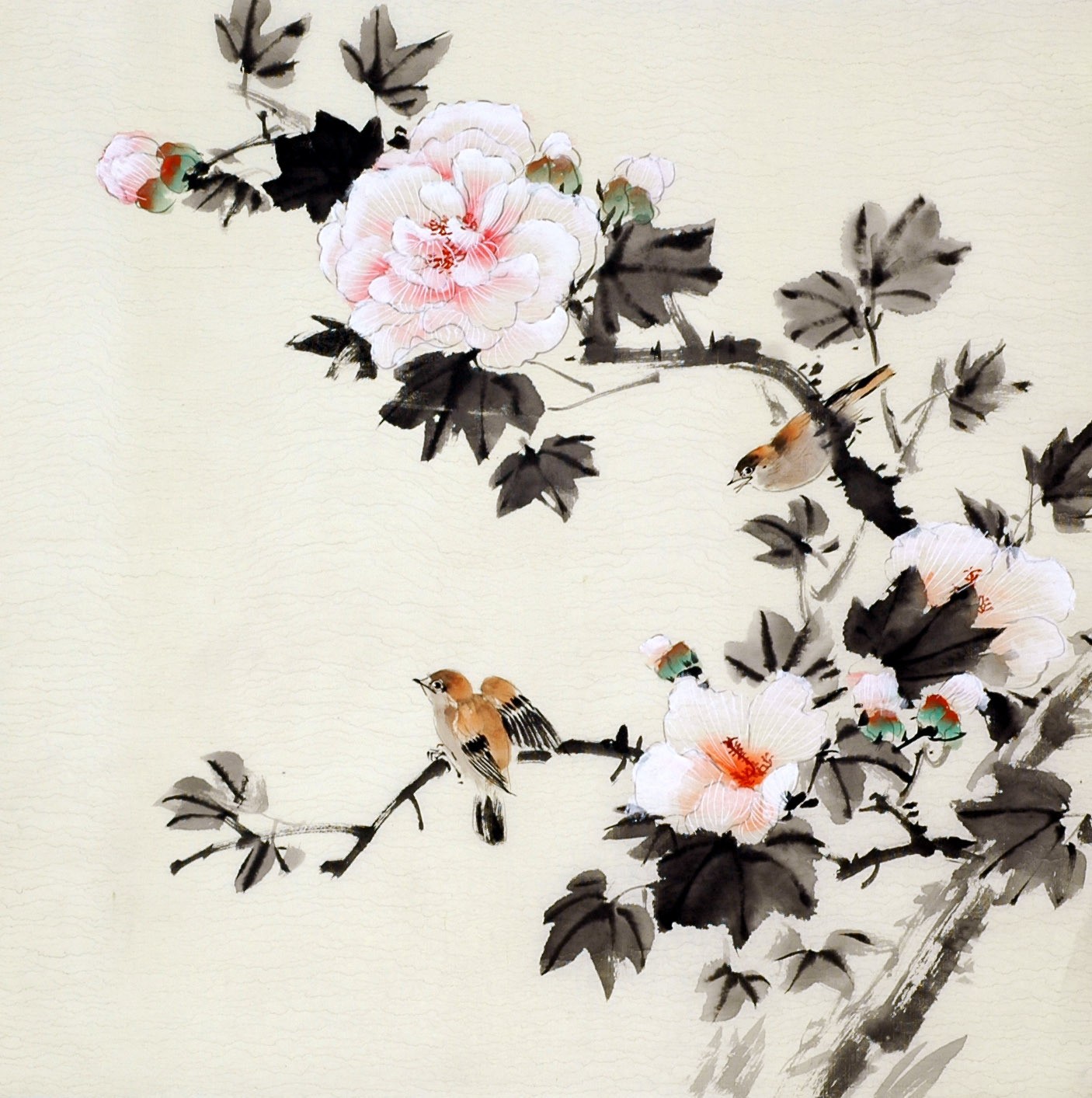 Chinese Flowers&Trees Painting - CNAG011621