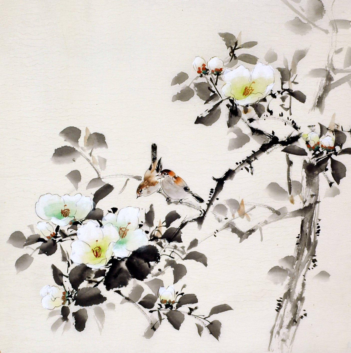 Chinese Flowers&Trees Painting - CNAG011622