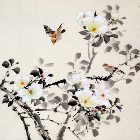 Chinese Flowers&Trees Painting - CNAG011625