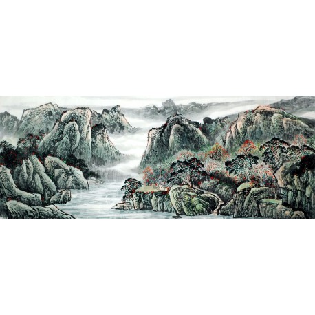 Chinese Landscape Painting - CNAG011633