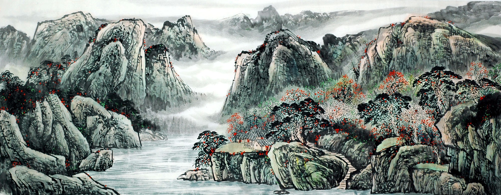 Chinese Landscape Painting - CNAG011633