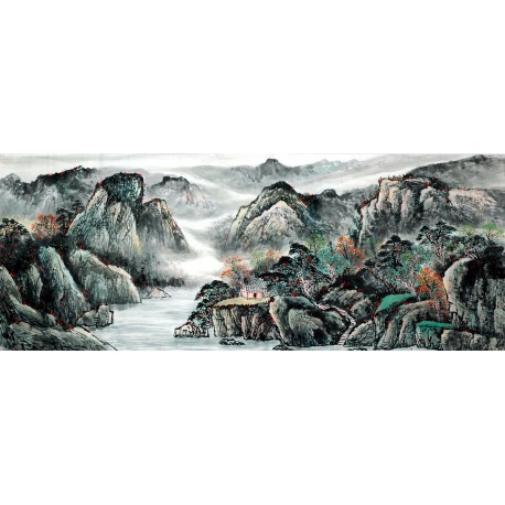 Chinese Landscape Painting - CNAG011634