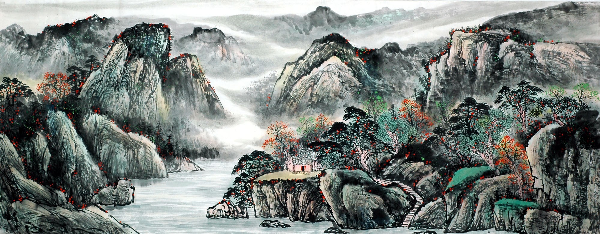 Chinese Landscape Painting - CNAG011634