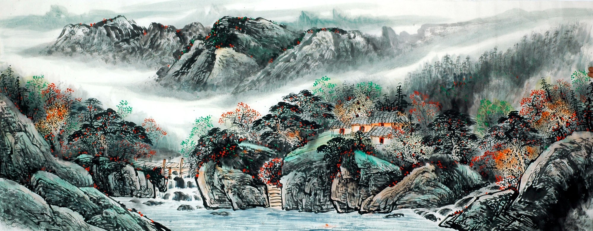 Chinese Landscape Painting - CNAG011636