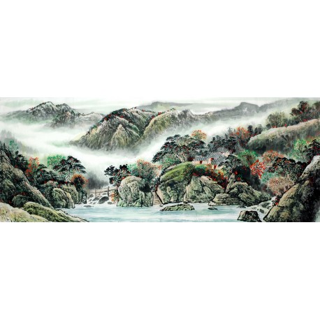 Chinese Landscape Painting - CNAG011637