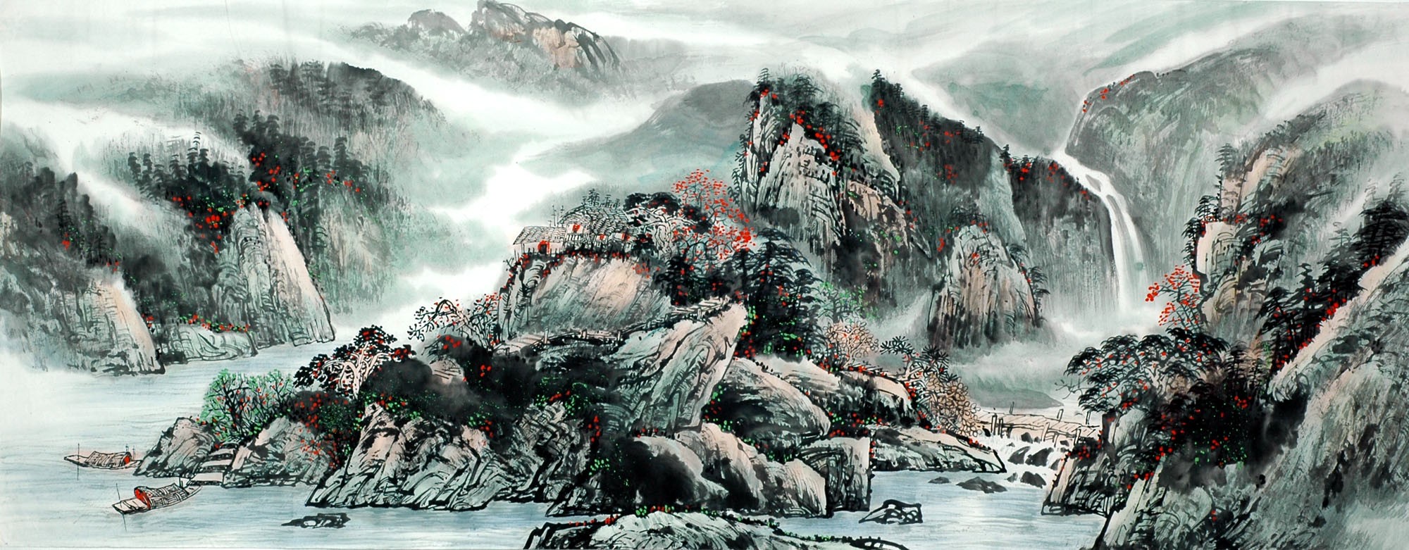 Chinese Landscape Painting - CNAG011638