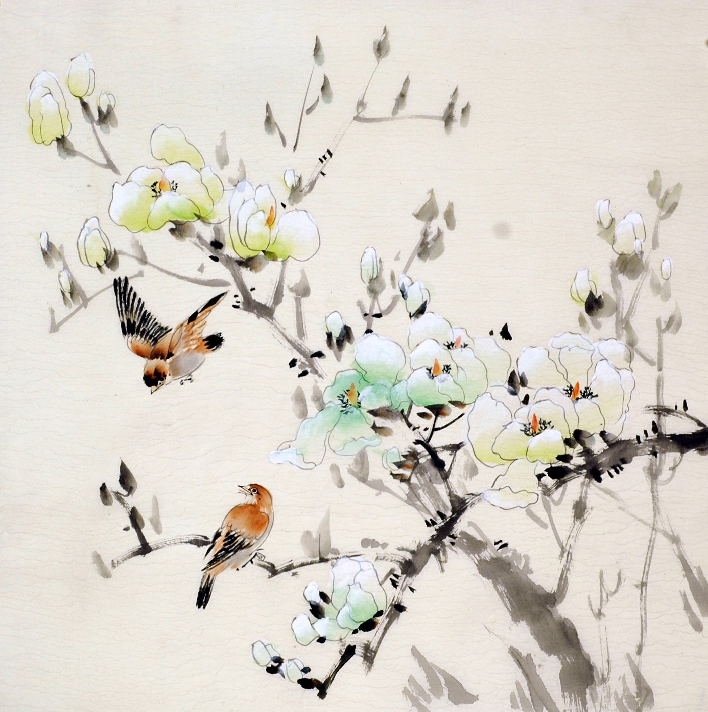 Chinese Flowers&Trees Painting - CNAG011640