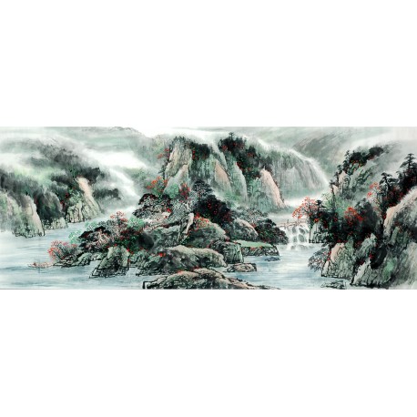 Chinese Landscape Painting - CNAG011649